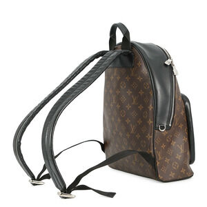 Louis Vuitton Backpack NV Daypack Macassar Black Brown Josh Rucksack Bag